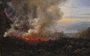 johann christian Claussen Dahl Eruption of Vesuvius china oil painting artist